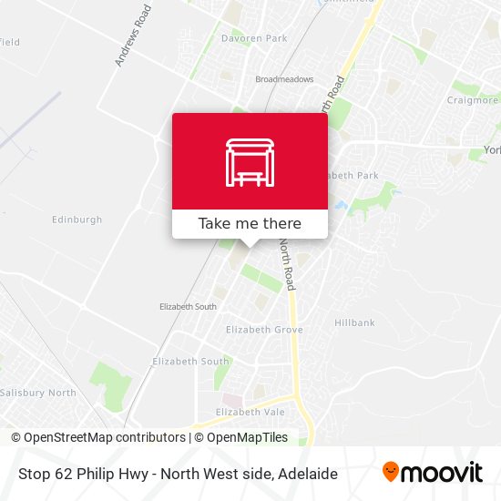 Mapa Stop 62 Philip Hwy - North West side