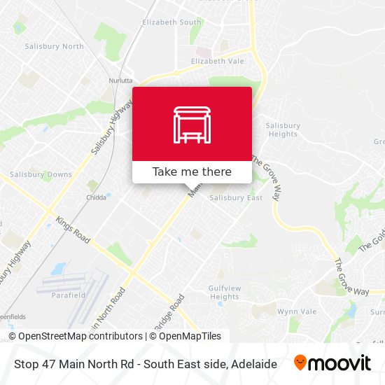 Mapa Stop 47 Main North Rd - South East side