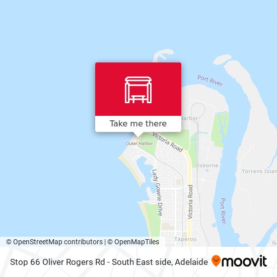 Stop 66 Oliver Rogers Rd - South East side map