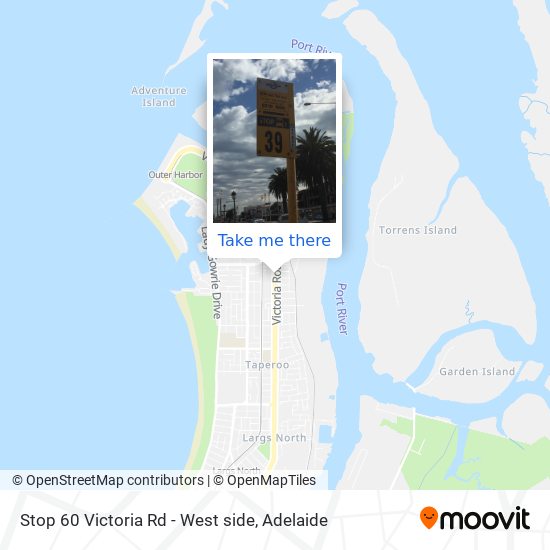 Stop 60 Victoria Rd - West side map