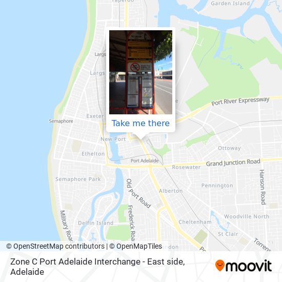 Zone C Port Adelaide Interchange - East side map