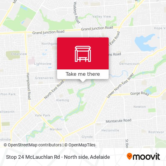 Stop 24 McLauchlan Rd - North side map