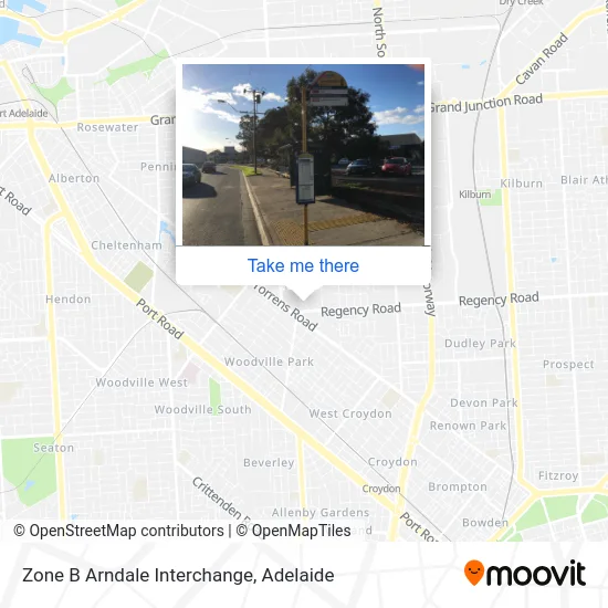 Mapa Zone B Arndale Interchange