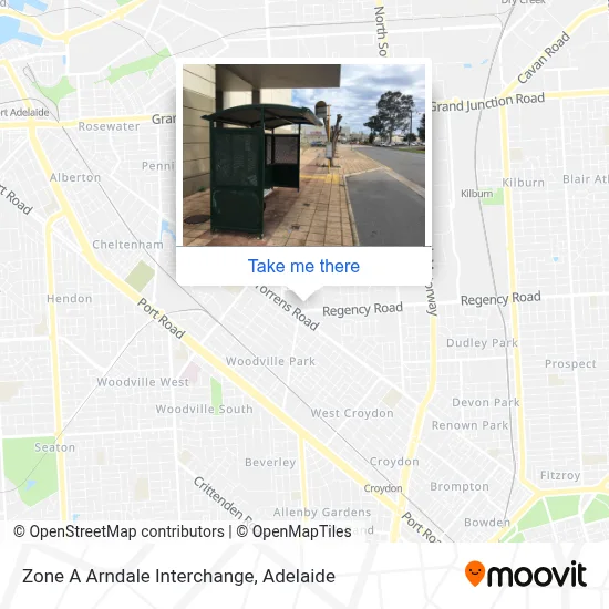 Mapa Zone A Arndale Interchange