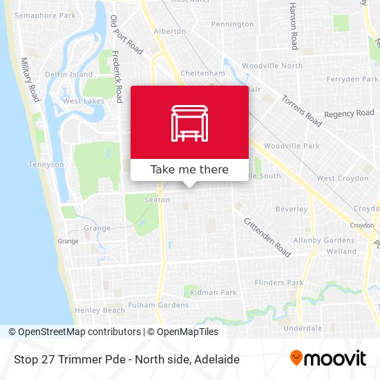 Mapa Stop 27 Trimmer Pde - North side