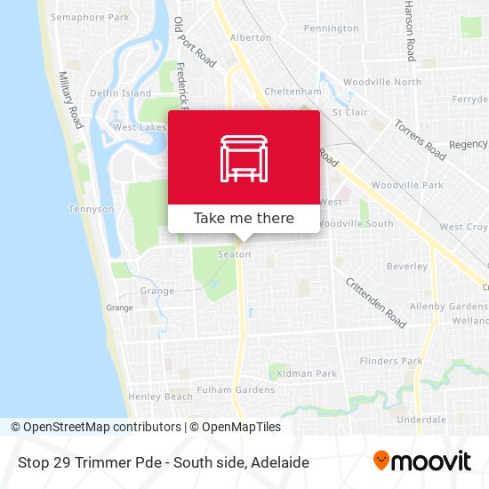 Mapa Stop 29 Trimmer Pde - South side