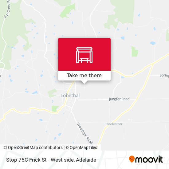 Stop 75C Frick St - West side map