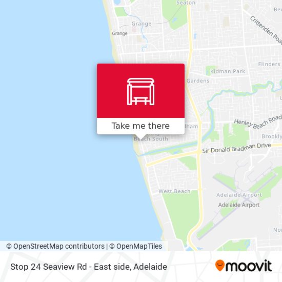 Stop 24 Seaview Rd - East side map