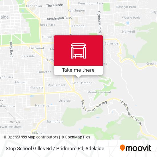 Stop School Gilles Rd / Pridmore Rd map
