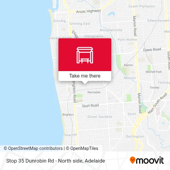 Mapa Stop 35 Dunrobin Rd - North side