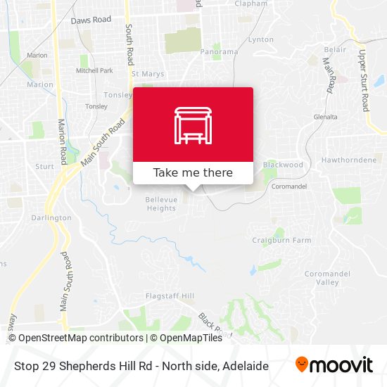 Mapa Stop 29 Shepherds Hill Rd - North side