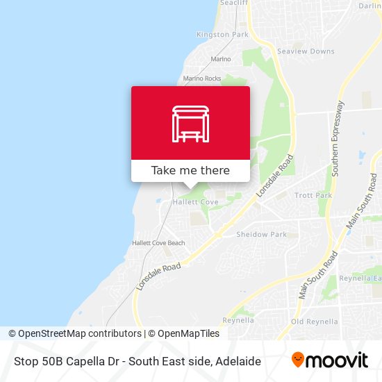 Stop 50B Capella Dr - South East side map