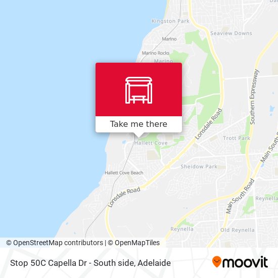 Stop 50C Capella Dr - South side map