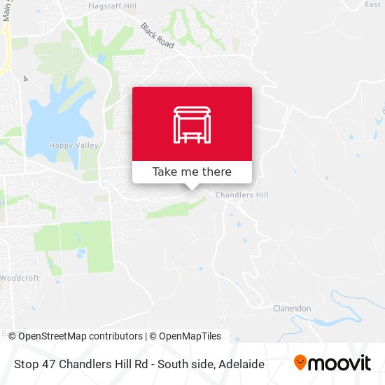 Stop 47 Chandlers Hill Rd - South side map