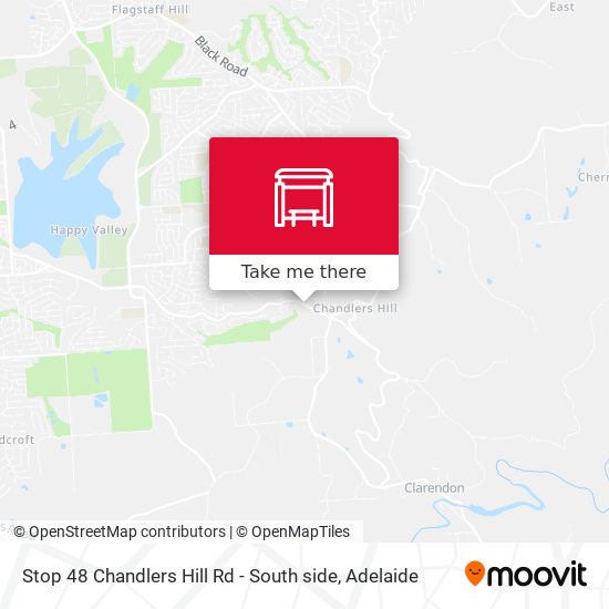 Stop 48 Chandlers Hill Rd - South side map