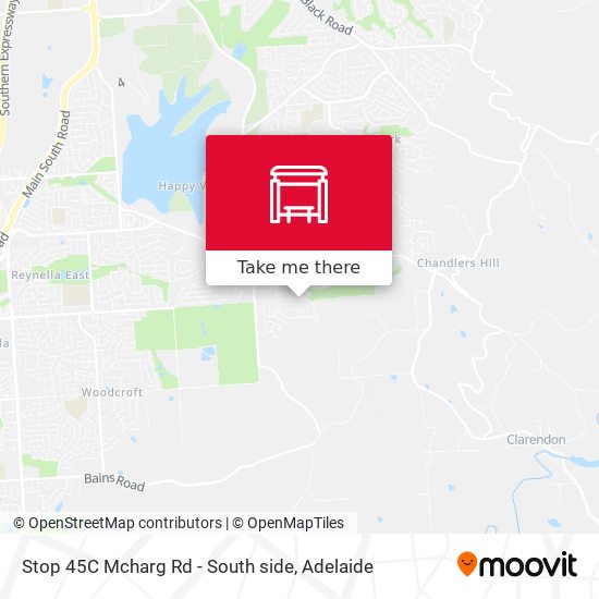 Stop 45C Mcharg Rd - South side map