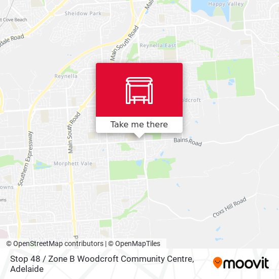 Stop 48 / Zone B Woodcroft Community Centre map