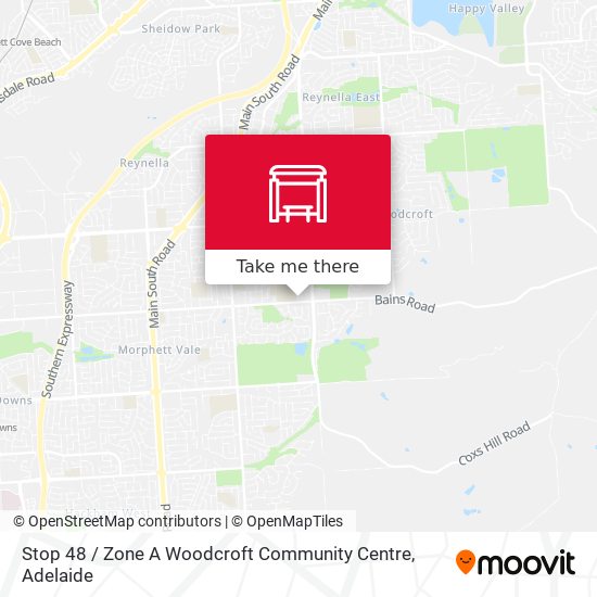 Stop 48 / Zone A Woodcroft Community Centre map