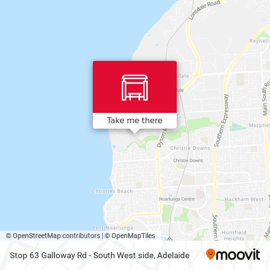 Stop 63 Galloway Rd - South West side map
