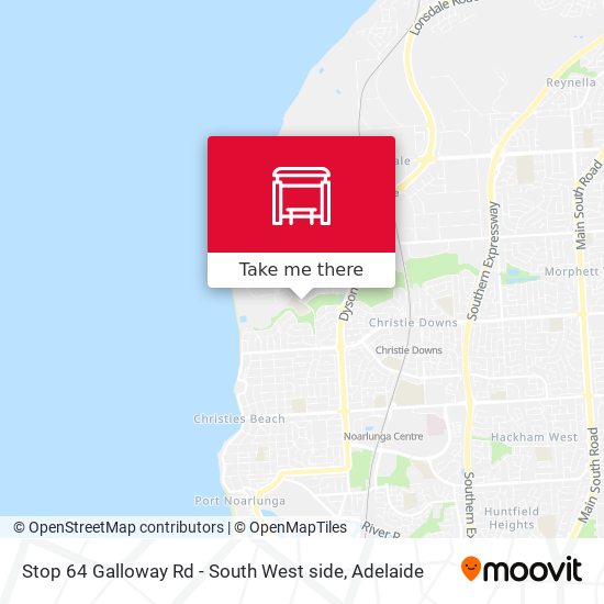 Stop 64 Galloway Rd - South West side map