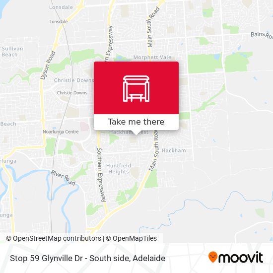 Stop 59 Glynville Dr - South side map