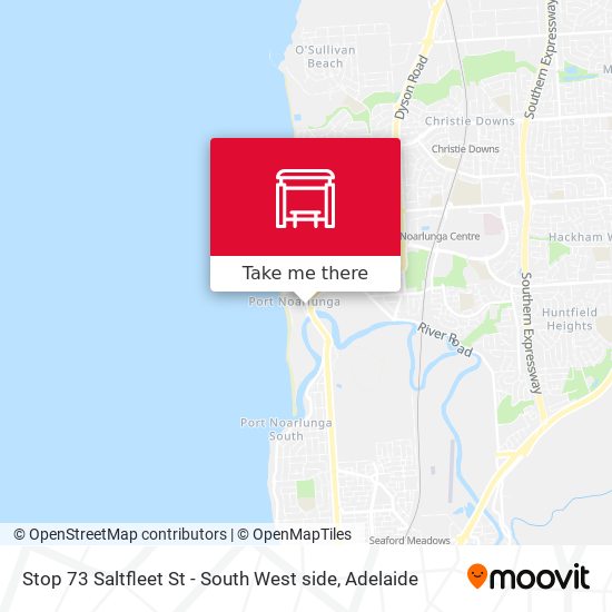 Stop 73 Saltfleet St - South West side map