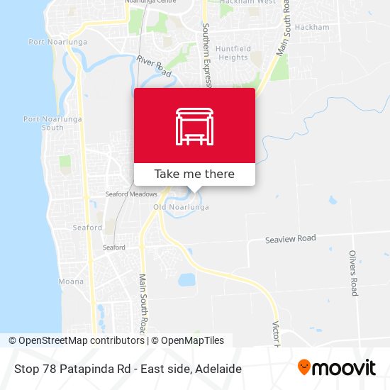 Stop 78 Patapinda Rd - East side map