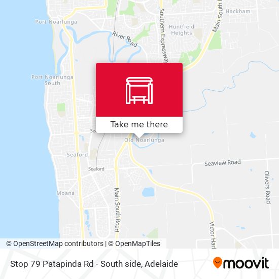 Stop 79 Patapinda Rd - South side map