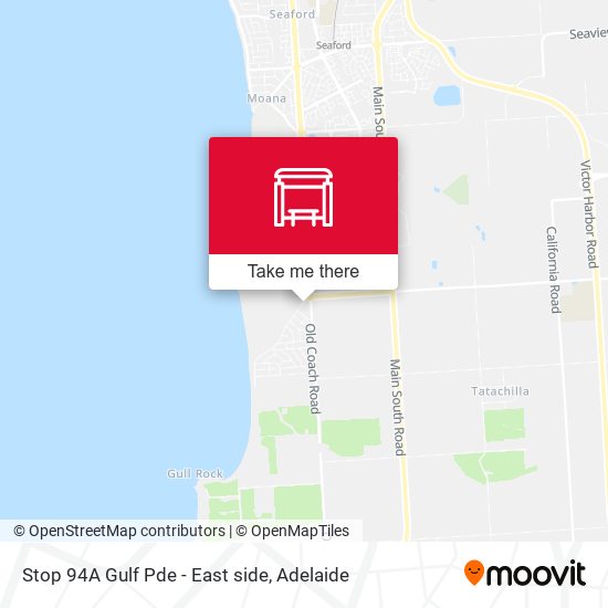Stop 94A Gulf Pde - East side map