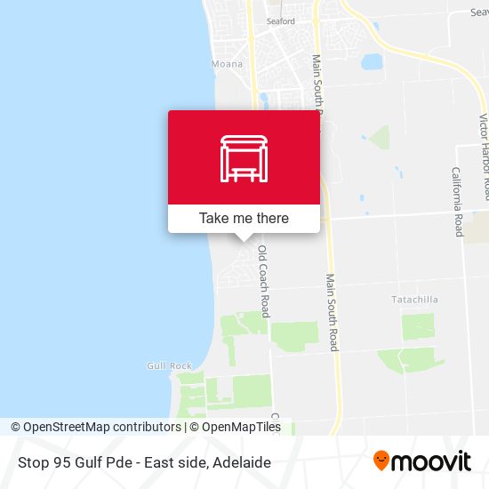 Stop 95 Gulf Pde - East side map
