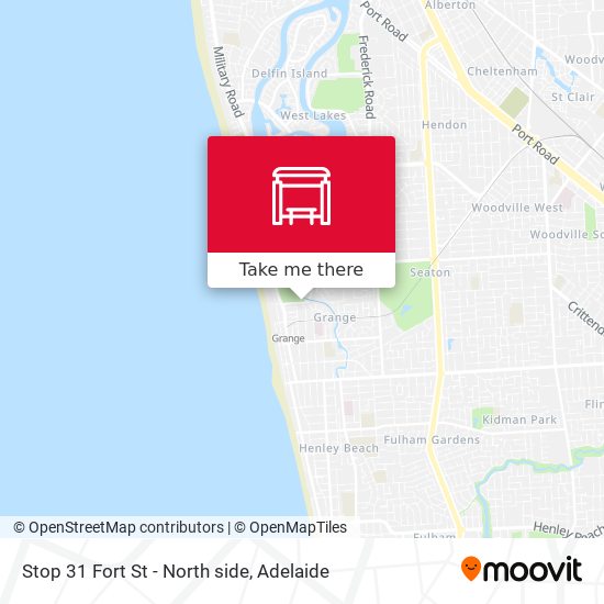 Stop 31 Fort St - North side map