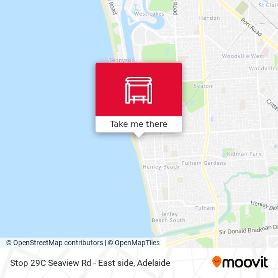 Stop 29C Seaview Rd - East side map