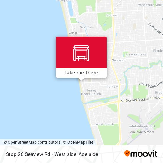 Stop 26 Seaview Rd - West side map