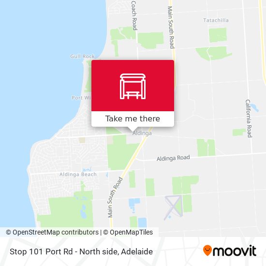 Stop 101 Port Rd - North side map
