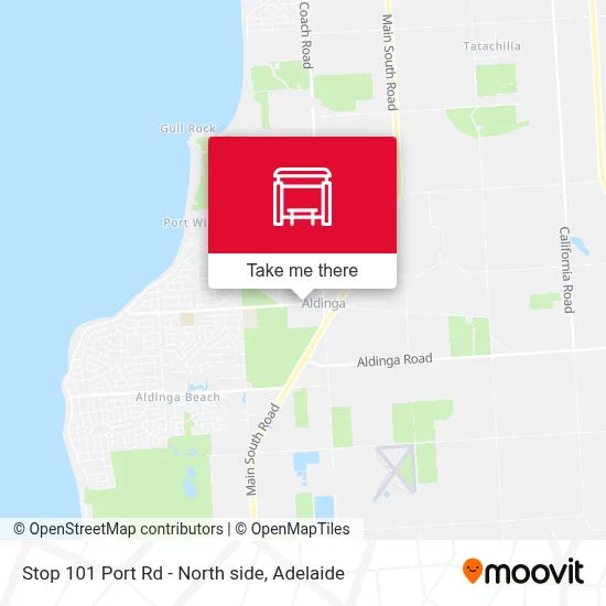 Mapa Stop 101 Port Rd - North side