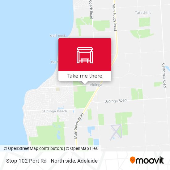 Stop 102 Port Rd - North side map