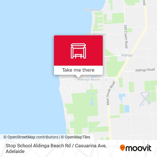 Stop School Aldinga Beach Rd / Casuarina Ave map