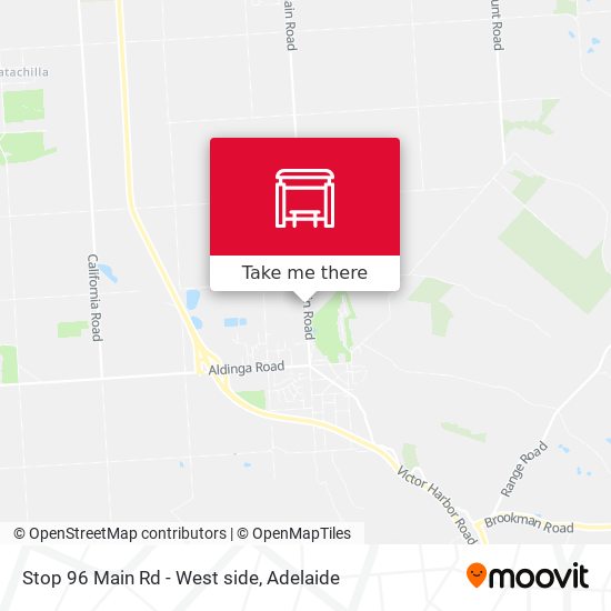 Stop 96 Main Rd - West side map