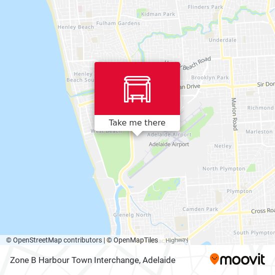 Zone B Harbour Town Interchange map