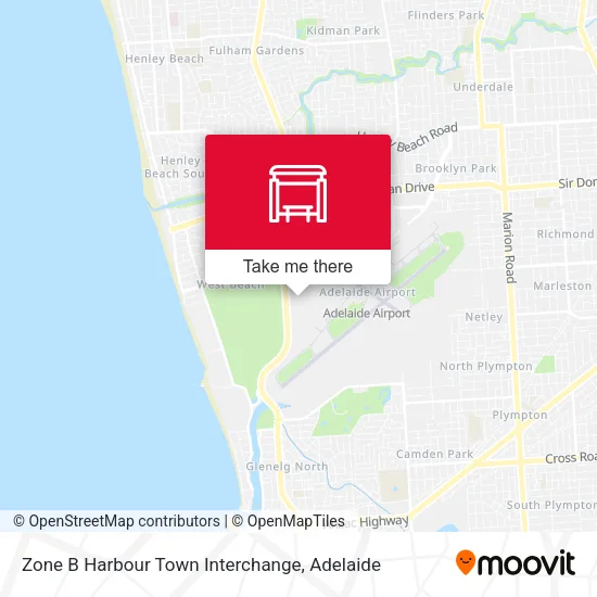 Mapa Zone B Harbour Town Interchange