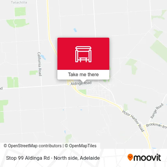 Mapa Stop 99 Aldinga Rd - North side