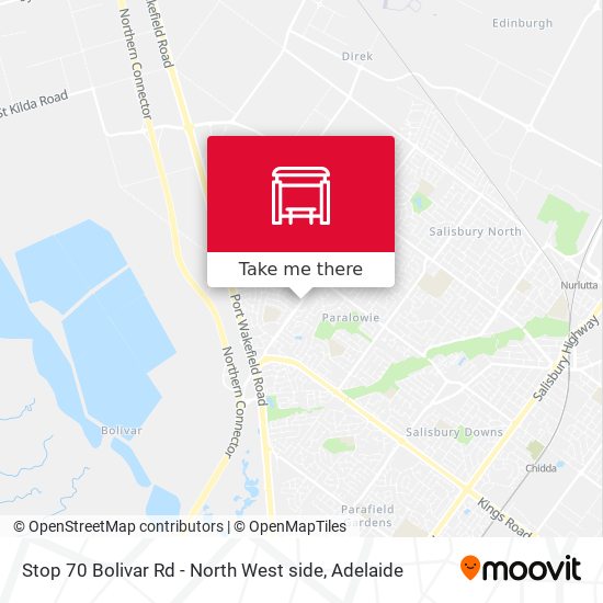 Directions To Route 70 How To Get To Stop 70 Bolivar Rd - North West Side In Adelaide By Bus?