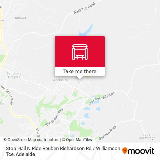 Stop Hail N Ride Reuben Richardson Rd / Williamson Tce map