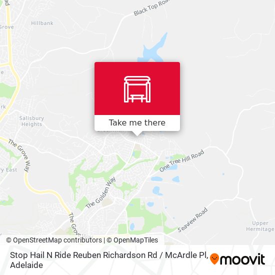 Stop Hail N Ride Reuben Richardson Rd / McArdle Pl map