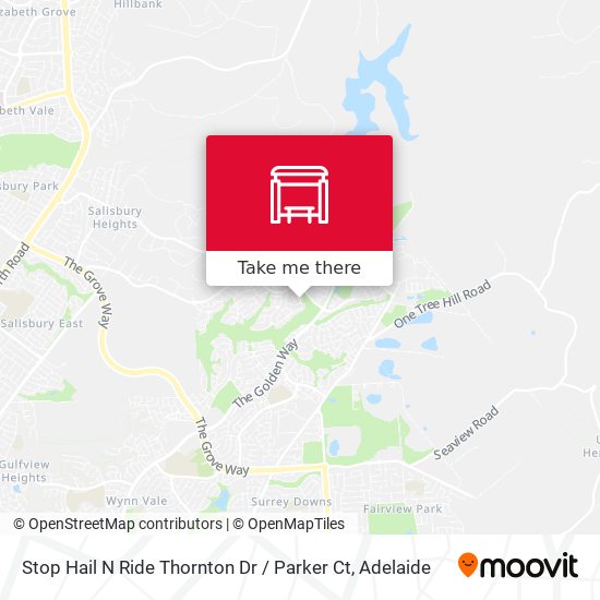 Stop Hail N Ride Thornton Dr / Parker Ct map