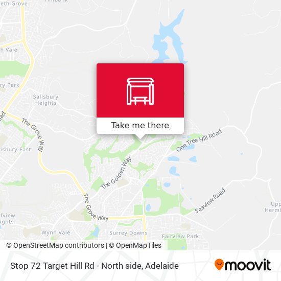 Mapa Stop 72 Target Hill Rd - North side