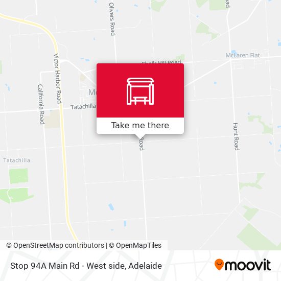 Stop 94A Main Rd - West side map