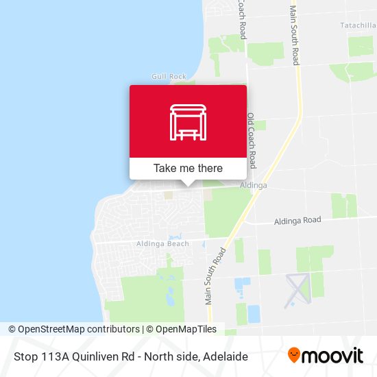 Stop 113A Quinliven Rd - North side map