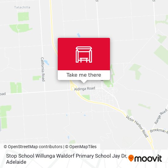 Stop School Willunga Waldorf Primary School Jay Dr map