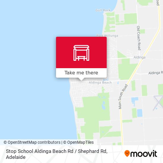 Stop School Aldinga Beach Rd / Shephard Rd map